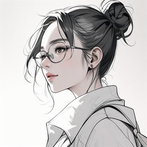 活力四射！运动眼镜搭配戴眼镜女生头像的魅力全解析